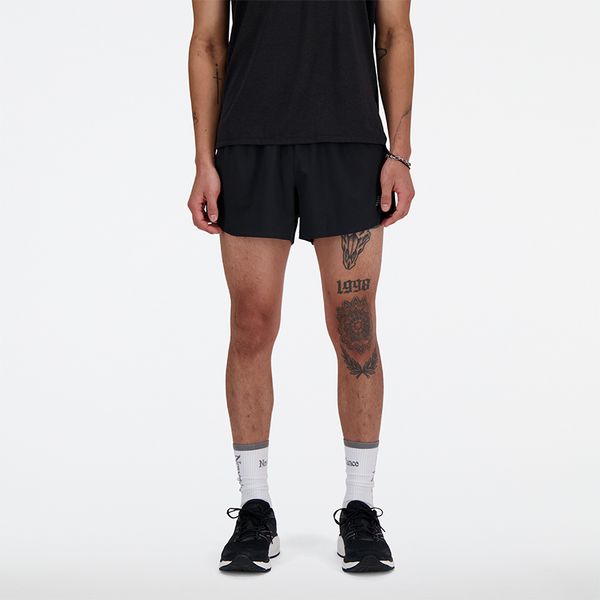 Spodenki męskie New Balance MS41280BK – czarne. Czarne szorty sportowe męskie New Balance, bez wzorów, z elastanu, sportowe. Za 299.99 zł.