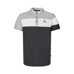 Koszulka polo do jazdy konnej Kingsland Nasim. Niebieskie koszulki polo męskie KINGSLAND, bez wzorów, eleganckie, bez kołnierzyka, bez ramiączek. Za 372.00 zł.