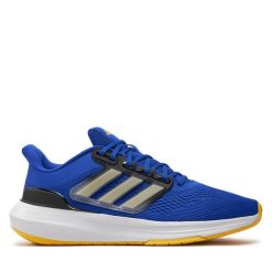Buty do biegania adidas. Niebieskie buty do biegania męskie ADIDAS, bez wzorów, bez zapięcia, do biegania. Za 299.99 zł.