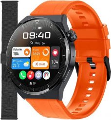 Smartwatch Enter SAT.14.238.144-SET Pomarańczowy. Brązowe zegarki smartwatch Enter. Za 299.00 zł.