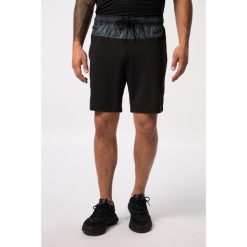 Męskie Spodnie sportowe FLEXNAMIC® wstawki z nadrukiem elastyczny pas. Czarne spodnie dresowe męskie JAY-PI, bez wzorów, z materiału, długie. Za 195.99 zł.