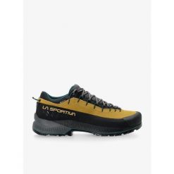 Buty podejściowe męskie La Sportiva TX4 Evo GTX. Żółte buty trekkingowe męskie La Sportiva, bez wzorów, z materiału, bez zapięcia, trekkingowe. Za 929.19 zł.