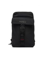 HUGO Saszetka 50547277 Czarny. Czarne saszetki męskie Hugo, bez wzorów, z materiału. Za 489.99 zł.