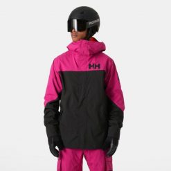 Kurtka narciarska Helly Hansen Ullr D Shell. Czerwone kurtki narciarskie i snowboardowe męskie Helly Hansen, na zimę, l, bez wzorów, z puchu, bez kaptura, narciarskie. Za 1,152.50 zł.