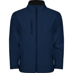 Męska Kurtka Soft Shell Nebraska. Niebieskie kurtki męskie ROLY, m, bez wzorów, sportowe, bez ramiączek, bez kaptura. Za 138.99 zł.