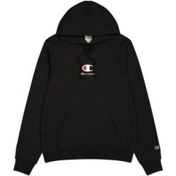 Bluza Męska 220268. Czarne bluzy nierozpinane męskie CHAMPION, m, bez wzorów, sportowe, bez ramiączek, bez kaptura. Za 303.99 zł.