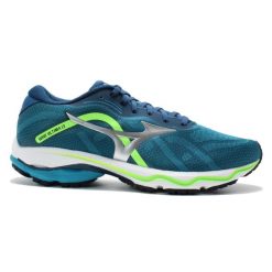 Buty do biegania męskie Mizuno Wave Ultima 13. Niebieskie buty do biegania męskie Mizuno, bez wzorów, bez zapięcia, do biegania, mizuno wave. Za 595.75 zł.