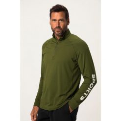 Męska Koszulka funkcyjna z długim rękawem FLEXNAMIC® fitness QuickDry. Niebieskie koszulki męskie z długim rękawem JAY-PI, m, bez wzorów, z elastanu, bez kołnierzyka, bez ramiączek. Za 244.99 zł.