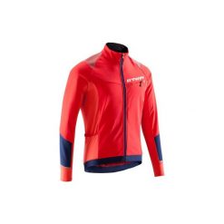 Kurtka na rower 500. Czerwone kurtki męskie B'TWIN. W wyprzedaży za 119.99 zł.