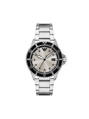 Emporio Armani Zegarek World Explorer AR11683 Srebrny. Szare, analogowe zegarki męskie Emporio Armani, srebrne. Za 1,259.00 zł.