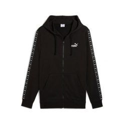 Puma Bluza Ess Tape Full-Zip Tr 68467801. Czarne bluzy nierozpinane męskie Puma, m, bez wzorów, bez ramiączek, bez kaptura. Za 164.99 zł.