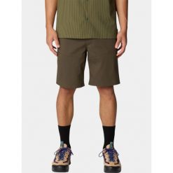 Spodenki turystyczne męskie Mountain Hardwear Hardwear AP. Brązowe szorty sportowe męskie MOUNTAIN HARDWEAR, bez wzorów, klasyczne. Za 379.00 zł.