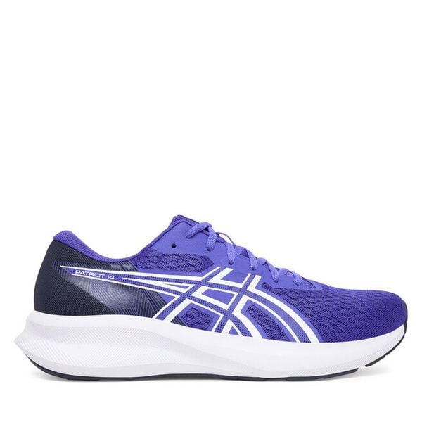 Buty do biegania Asics. Niebieskie buty do biegania męskie Asics, bez wzorów, bez zapięcia, do biegania. Za 249.99 zł.