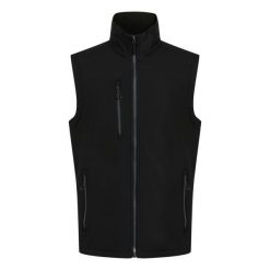 Męski 2warstwowy Ocieplacz Na Ciało Navigate Softshell. Czarne kurtki softshell męskie Regatta, m, bez wzorów, z softshellu, bez kaptura, trekkingowe. Za 170.99 zł.
