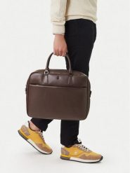 Beverly Hills Polo Club Torba na laptopa CWBEO-BHPC-L-016-07 Brązowy. Brązowe torby na laptopa męskie Beverly Hills Polo Club, bez wzorów, ze skóry. Za 219.99 zł.