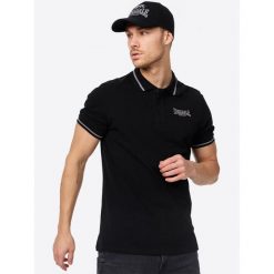 Polo Lonsdale Causton. Czarne koszulki polo męskie Lonsdale, m, bez wzorów, eleganckie, bez kołnierzyka, bez ramiączek. Za 199.50 zł.