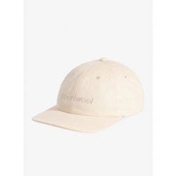 Czapka z daszkiem Smartwool Logo Ball Cap - almond. Brązowe czapki męskie Smartwool, bez wzorów, sportowe. Za 146.99 zł.