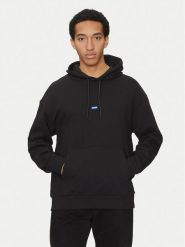 HUGO Bluza Nalonso 50522374 Czarny Regular Fit. Czarne bluzy nierozpinane męskie Hugo, m, bez wzorów, z bawełny, bez ramiączek, bez kaptura. Za 289.99 zł.