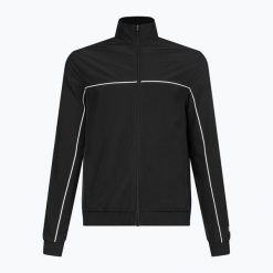 Kurtka tenisowa męska Wilson Team Woven Colorblock. Białe kurtki męskie Wilson, m, bez wzorów, sportowe, bez ramiączek, bez kaptura. Za 329.99 zł.