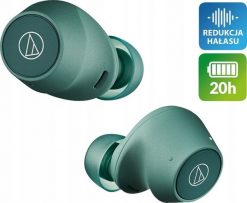 Słuchawki Audio-Technica Audio-Technica ATH-CKS30TW+, headphones (green, Bluetooth, USB-C, IPX55). Zielone słuchawki bluetooth Audio-Technica. Za 468.13 zł.