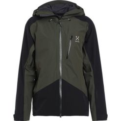Haglöfs NIVA Kurtka snowboardowa deep woods/true black. Zielone kurtki narciarskie i snowboardowe męskie Haglöfs, z materiału. W wyprzedaży za 1,007.20 zł.
