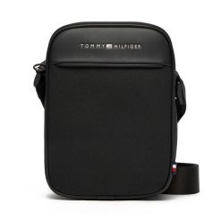 Saszetka Tommy Hilfiger. Czarne saszetki męskie Tommy Hilfiger, bez wzorów, młodzieżowe, małe. Za 299.99 zł.