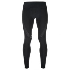 Legginsy Kilpi Gears. Czarne legginsy męskie Kilpi, m, bez wzorów, z materiału, do biegania. Za 215.49 zł.