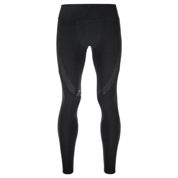 Legginsy Kilpi Gears. Czarne legginsy męskie Kilpi, m, bez wzorów, z materiału, do biegania. Za 215.49 zł.