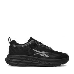 Buty do biegania Reebok. Czarne buty do biegania męskie Reebok, bez wzorów, bez zapięcia, do biegania. Za 249.99 zł.