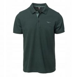 Męska Koszulka Polo Micko II. Zielone koszulki polo męskie Hi-tec, m, bez wzorów, sportowe, bez kołnierzyka, bez ramiączek. Za 83.99 zł.
