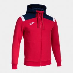 Bluza dresowa z kapturem Joma Toledo. Czerwone bluzy nierozpinane męskie Joma, bez wzorów, z dresówki, sportowe, bez ramiączek, z kapturem. W wyprzedaży za 265.10 zł.