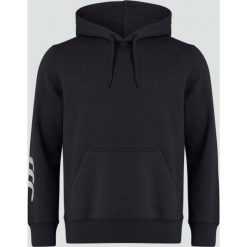 Bluza z kapturem Canterbury Klub. Czarne bluzy nierozpinane męskie CANTERBURY, bez wzorów, z dresówki, sportowe, bez ramiączek, z kapturem. Za 340.50 zł.