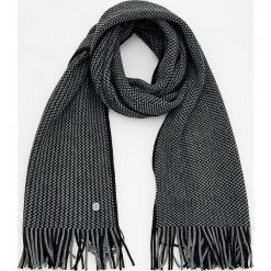 Miękki szalik z frędzlami - Szary. Szare szaliki męskie Reserved. Za 49.99 zł.