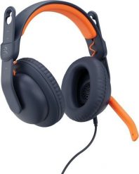 Słuchawki Logitech Logitech Zone Learn Zestaw słuchawkowy Przewodowa Opaska na głowę Edukacja Niebieski, Pomarańczowy. Brązowe zestawy słuchawkowe LOGITECH. Za 193.16 zł.