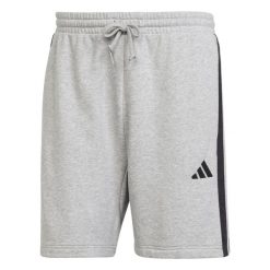 Spodenki Adidas Sport M 3S Ft Dorosłych. Szare szorty sportowe męskie ADIDAS, bez wzorów, z bawełny, sportowe. Za 194.00 zł.