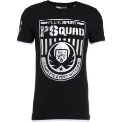 Plein Sport ROUND NECK Tshirt z nadrukiem black/silver. T-shirty męskie marki Plein Sport. W wyprzedaży za 503.40 zł.