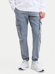Jack & Jones Spodnie materiałowe Paul Flake 12139912 Niebieski Regular Fit. Niebieskie spodnie na co dzień męskie Jack & Jones, bez wzorów, z bawełny. Za 269.99 zł.