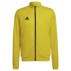 Kurtka dresowa adidas Entrada 22. Czarne kurtki męskie ADIDAS, m, bez wzorów, z dresówki, sportowe, bez ramiączek, bez kaptura. Za 100.96 zł.