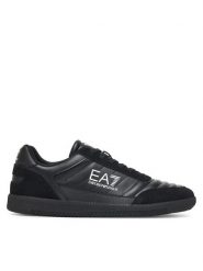 EA7 Emporio Armani Sneakersy 7X000406 AF19827 MC357 Czarny. Czarne buty sportowe na co dzień męskie EA7 Emporio Armani, m, bez wzorów, ze skóry, bez ramiączek, bez kaptura. Za 509.99 zł.
