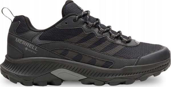 Merrell Speed Strike 2 GTX J037825 Czarne 44. Czarne buty trekkingowe męskie Merrell, bez wzorów, bez zapięcia. Za 493.09 zł.