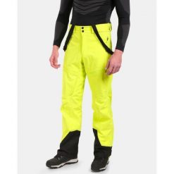 Męskie spodnie hardshell Kilpi LAZZARO-M. Zielone spodnie narciarskie i snowboardowe męskie Kilpi, bez wzorów, z hardshellu, narciarskie. Za 1,041.73 zł.