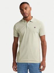 Petrol Industries Polo M-ROS-POL002 Zielony Regular Fit. Zielone koszulki polo męskie Petrol Industries, l, bez wzorów, z bawełny, bez kołnierzyka, bez ramiączek. Za 109.99 zł.