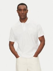 The North Face Polo Essential NF0A8C1P Biały Regular Fit. Białe koszulki polo męskie The North Face, l, bez wzorów, z bawełny, bez kołnierzyka, bez ramiączek. Za 199.99 zł.
