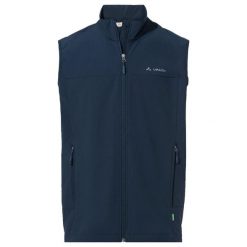 Kurtka bez rękawów VAUDE Hurricane III. Niebieskie kurtki męskie Vaude, bez wzorów, sportowe, bez ramiączek, bez kaptura. W wyprzedaży za 347.55 zł.