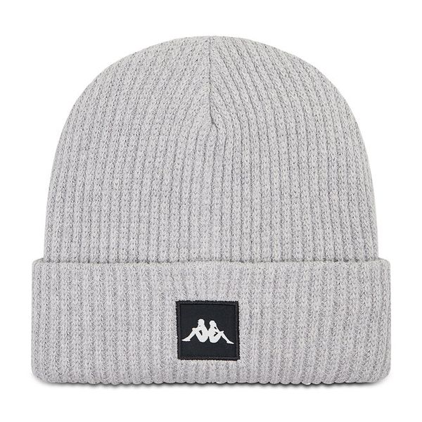 Czapka Kappa. Szare czapki męskie Kappa, na zimę, bez wzorów. Za 59.99 zł.