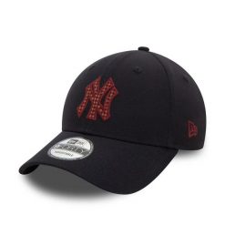 Czapka z daszkiem New York Yankees Check Infill 9Forty. Niebieskie czapki męskie New Era, bez wzorów. Za 126.00 zł.