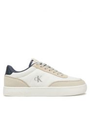 Calvin Klein Jeans Sneakersy Classic Cupsole In Tc YM0YM01194 Biały. Białe buty sportowe na co dzień męskie Calvin Klein Jeans, m, bez wzorów, z jeansu, bez ramiączek, bez kaptura. Za 239.99 zł.