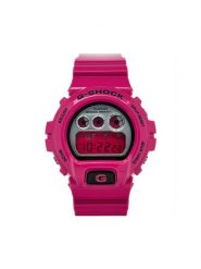 G-Shock Zegarek DW-6900RCS-4ER Różowy. Czerwone, cyfrowe zegarki męskie G-Shock. Za 499.99 zł.