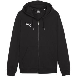 Męska Bluza Z Kapturem Team Goal Casual Full Zip. Czarne bluzy nierozpinane męskie Puma, m, bez wzorów, z kapturem. Za 276.99 zł.