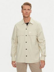 Calvin Klein Jeans Koszula Cargo J30J326970 Beżowy Regular Fit. Brązowe koszule męskie Calvin Klein Jeans, m, bez wzorów, z bawełny, bez kołnierzyka, bez ramiączek. Za 309.99 zł.